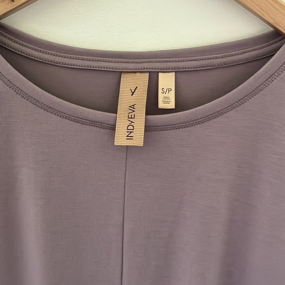 Indy Eva block KAWAKU knit dress size small lavendar and black - Picture 2 of 5